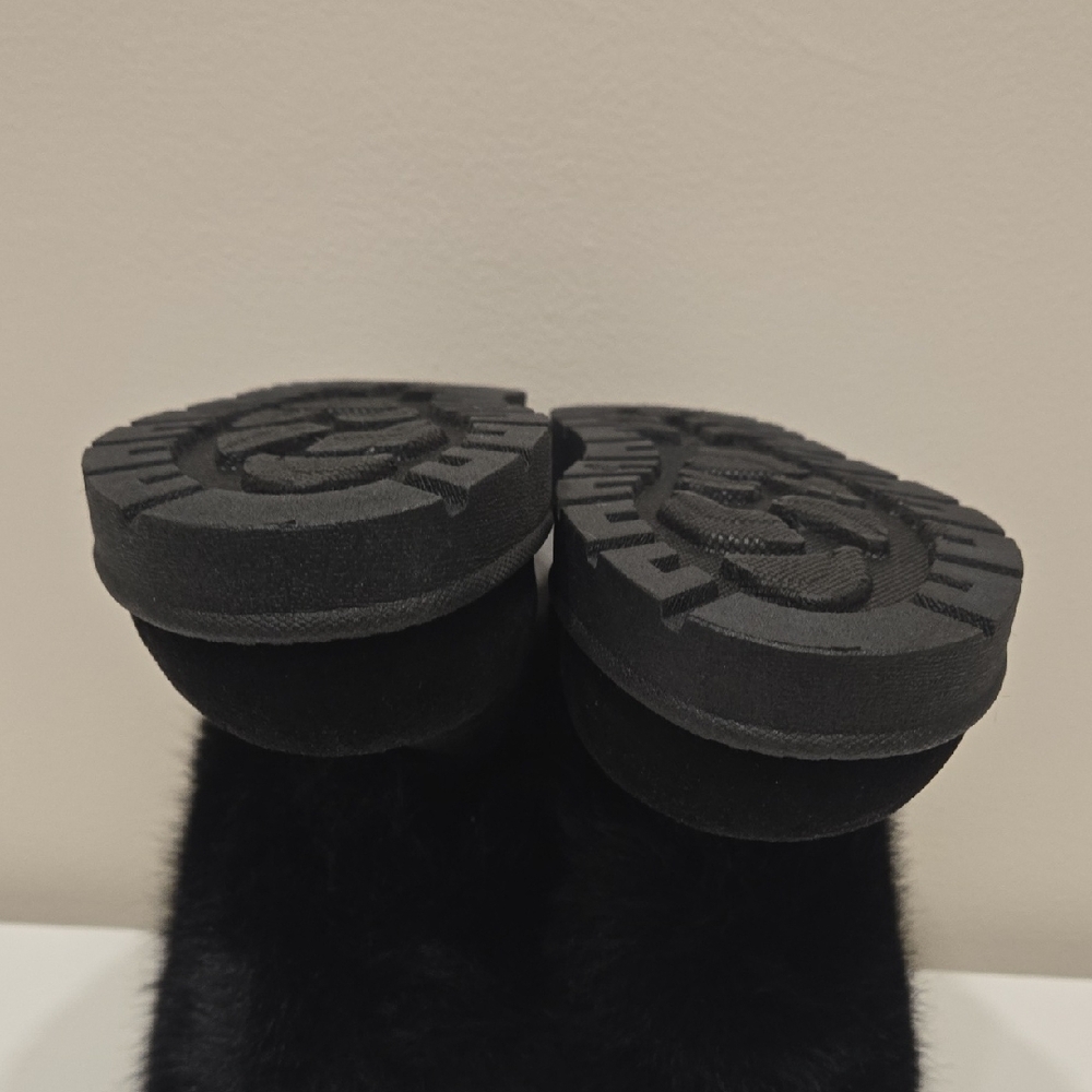 Rouge Helium Black Winter Fur Boots **NWOT** - Picture 9 of 10